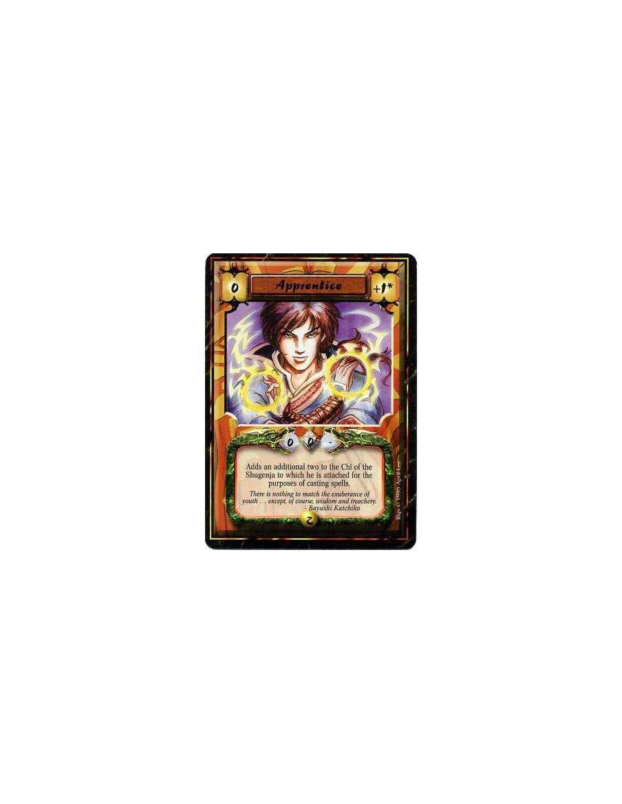 Apprentice  - If this Personality is a Shugenja, he has an additional +2C while attaching a Spell, or performing a Spell action 
