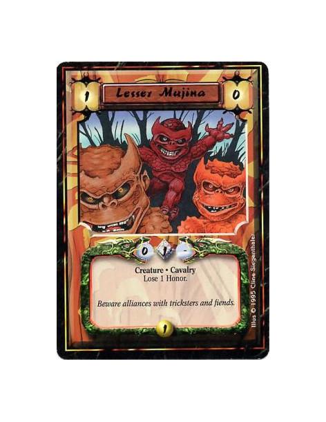 Lesser Mujina  - Nonhuman • Mujina • CavalryAfter this card enters play: Lose 1 Honor