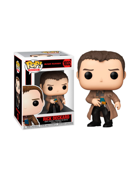 Funko Pop Rick Deckard. Blade Runner  - Funko Pop Zorua. Pokemon