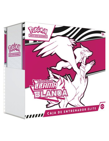 Escarlata y Púrpura 10.5 Llama Blanca: Caja de Entrenador de Élite (Español)  - Prepárate para el combate con la Caja de Entrena