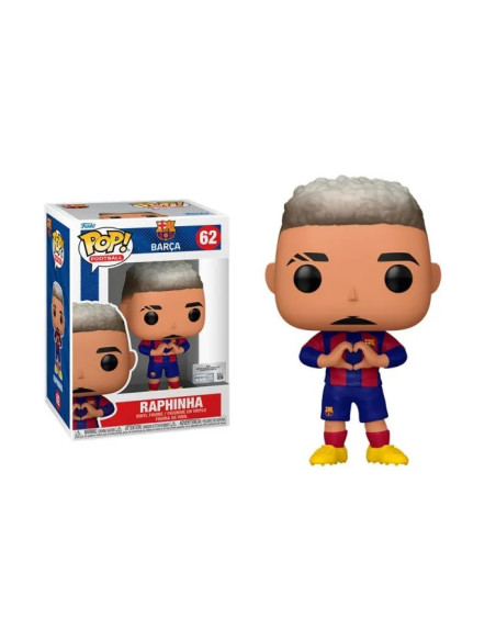 Funko Pop. Raphinha. FC Barcelona  - Funko Pop. Lewandowski. FC Barcelona