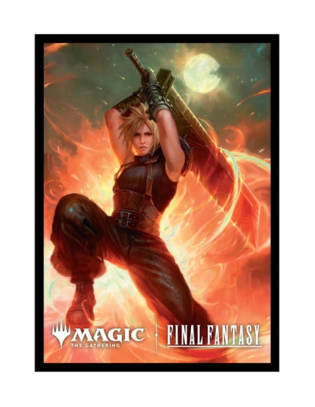 Fundas MTG x Final Fantasy. Cloud Ex-SOLDIER (100)  - Funda tamaño estandar (66x91mm)
