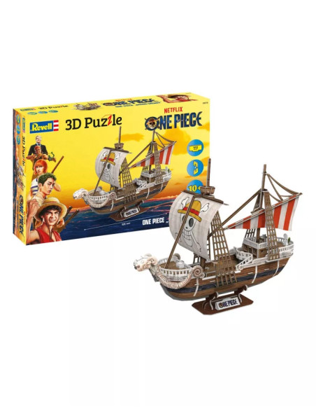 Puzzle 3D Going Merry One Piece Live Action Revell  - Puzzle 3D Going Merry One Piece Live Action Revell 33CM