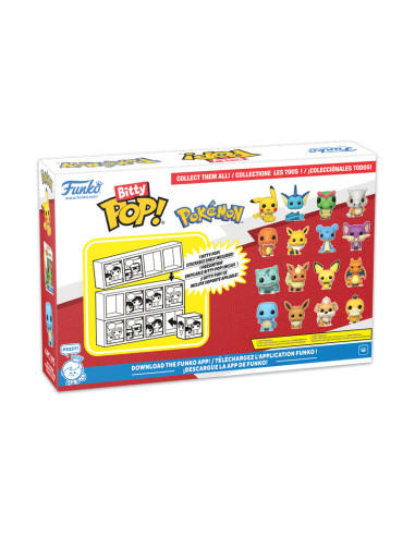 Funko Bitty Pop! Pack 4 Figuras Pokemon Series 1  - Funko Bitty Pop! Pack 4 Figuras Pokemon Series 1 