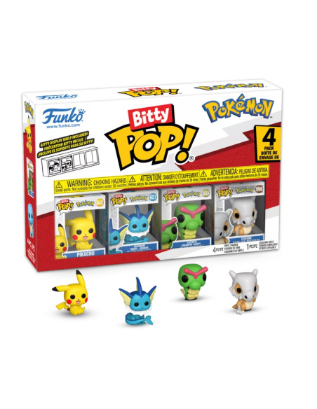 Funko Bitty Pop! Pack 4 Figuras Pokemon Series 1  - Funko Bitty Pop! Pack 4 Figuras Pokemon Series 1 