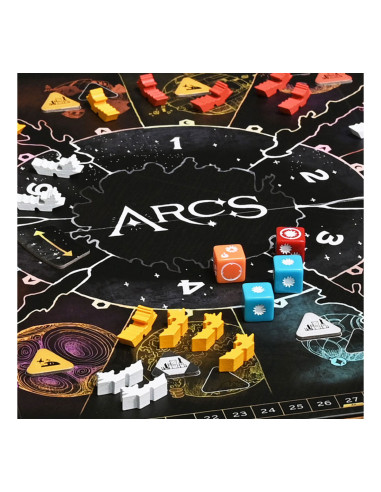 Arcs. Conflicto y Colapso en el Dominio  - Arcs es un agudo juego de estrategia de ciencia ficción para 2-4 jugadores, ambientad