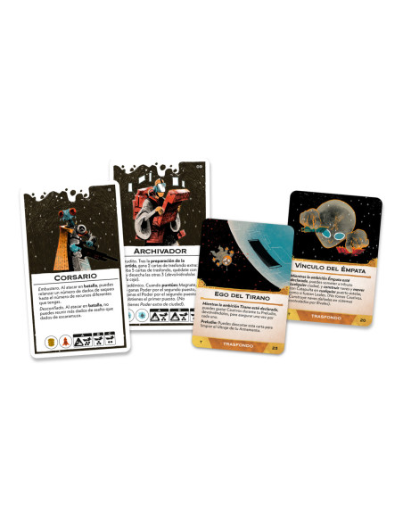 Arcs. Pack Líderes y Trasfondo. (Spanish version)  - 