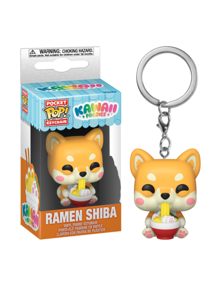 Llavero Pop. Ramen Shiba. Kawaii Foodies  - Llavero Pop. Ramen Shiba. Kawaii Foodies