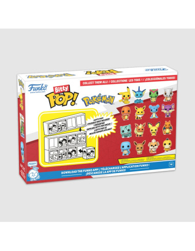 Funko Bitty Pop! Pack 4 Figuras Pokemon Series 4  - Funko Bitty Pop! Pack 4 Figuras Pokemon Series 4