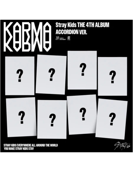 (PRE-ORDER) STRAY KIDS - [KARMA] 4th Album ACCORDION  - (PRE-ORDER) STRAY KIDS - [KARMA] 4th Album ACCORDION8 Versiones: Bang Ch