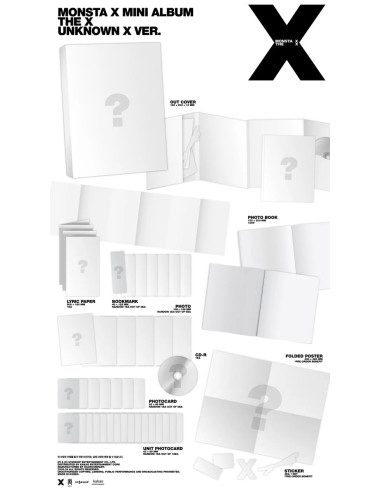 (PRE-ORDER) MONSTA X - [THE X] 13th Mini Album  - (PRE-ORDER) MONSTA X - [THE X] 13th Mini Album4 Versiones: UNKNOWN X, UNDERDOG