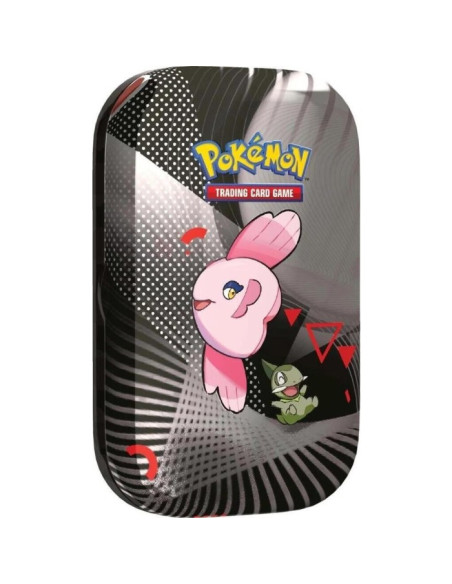 Scarlet & Violet 8.5 Black Bolt and White Flare: Mini tin Alomomola (English)  - 1 Pokemon Black Bolt Booster Pack per Tin 1 Pok