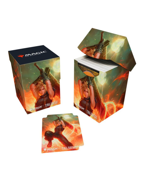 Final Fantasy x MTG. Deckbox 100+ Cloud. Ultra Pro  - Final Fantasy x MTG. Deckbox 100+ Cloud. Ultra Pro