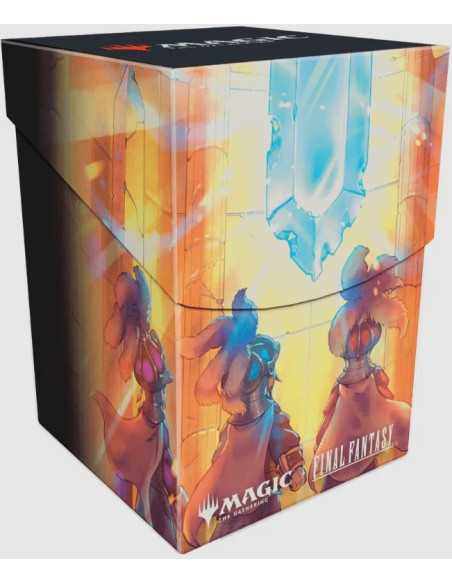 Final Fantasy x MTG. Deckbox 100+ Crystal's Chosen. Ultra Pro  - Final Fantasy x MTG. Deckbox 100+ Crystal's Chosen. Ultra Pro