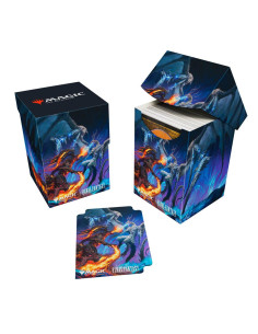 Final Fantasy x MTG. Deckbox 100+ Bahamut and Ifrit. Ultra Pro  - Final Fantasy x MTG. Deckbox 100+ Bahamut and Ifrit. Ultra Pro