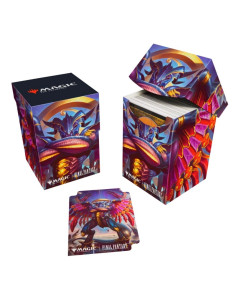 Final Fantasy x MTG. Deckbox 100+ Bahamut. Ultra Pro  - Final Fantasy x MTG. Deckbox 100+ Bahamut. Ultra Pro