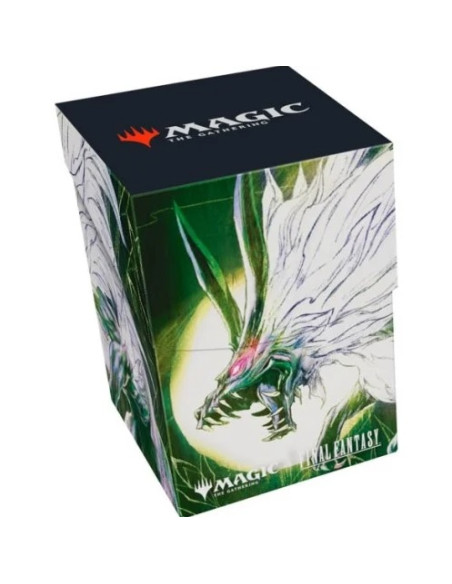Final Fantasy x MTG. Deckbox 100+ Fenrir. Ultra Pro  - Final Fantasy x MTG. Deckbox 100+ Fenrir. Ultra Pro