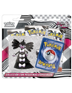 Escarlata y Púrpura 10.5 Llama BLanca: 3-Pack Blister (Español)  - ¡Haz evolucionar tu colección con un toque psíquico! Esta col