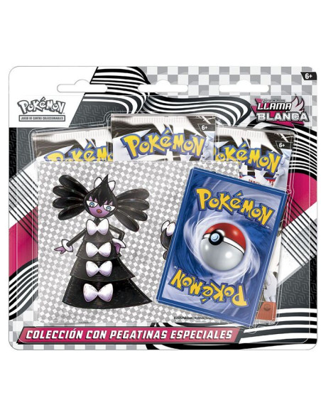 Escarlata y Púrpura 10.5 Llama BLanca: 3-Pack Blister (Español)  - ¡Haz evolucionar tu colección con un toque psíquico! Esta col