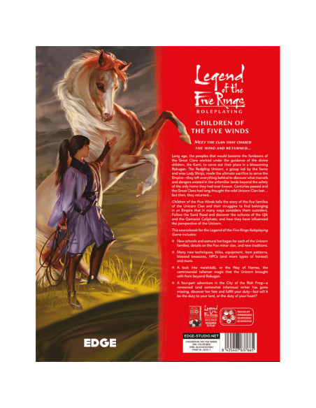 Legend of the Five Rings. Children of the Five Winds (English)  - Long ago, the peoples that would become the forebears of the G