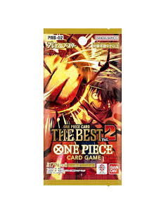One Piece The Best Vol.2 PRB02: Sobre (5) Japonés  - One Piece The Best Vol.2 PRB02: Caja de Sobres (10) Japonés