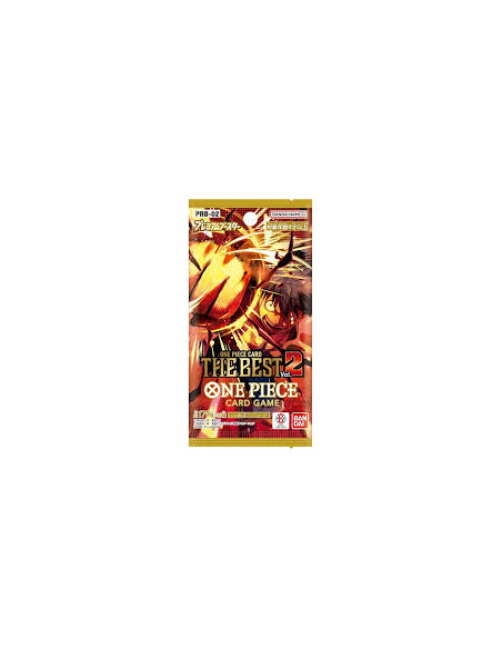 One Piece The Best Vol.2 PRB02: Sobre (5) Japonés  - One Piece The Best Vol.2 PRB02: Caja de Sobres (10) Japonés