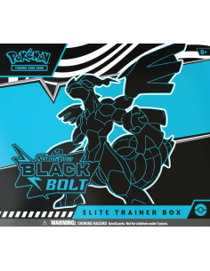 Scarlet and Violet 10.5 Black Bolt: Elite Trainer Box (English)  - This box is perfect for players and collectors looking to sta