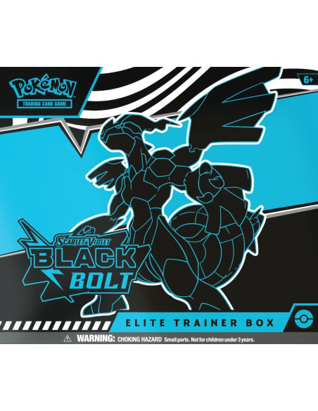 Scarlet and Violet 10.5 Black Bolt: Elite Trainer Box (English)  - This box is perfect for players and collectors looking to sta