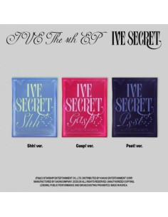 IVE - [IVE SECRET] 4th Mini Album  - IVE - [IVE SECRET] 4th Mini Album  3 Versions: Shh! (Light Blue), Gasp! (Pink) y Psst! (Dar