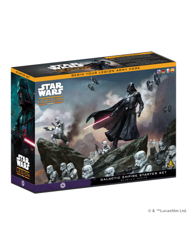 RESERVA Star Wars LEGIÓN: Galactic Empire Starter Set + Figura PROMO  - Reserva 1 caja de inicio de la nueva edición de Star War