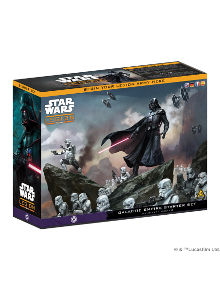 RESERVA Star Wars LEGIÓN: Galactic Empire Starter Set + Figura PROMO  - Reserva 1 caja de inicio de la nueva edición de Star War