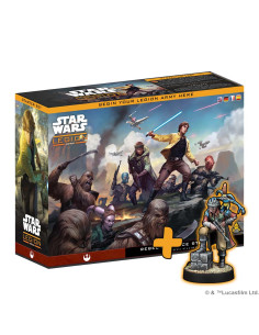 RESERVA Star Wars LEGIÓN: Rebel Alliance Starter Set + Figura PROMO  - Reserva 1 caja de inicio de la nueva edición de Star Wars