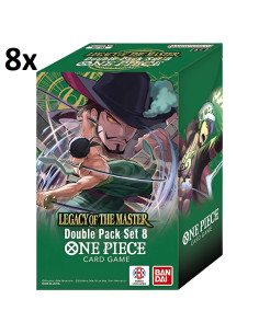 PREORDER One Piece Legacy of the Master Double Pack DP08: Booster Box (8) English  - This item is a PREORDER. It will be shipped