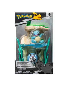 Figura Pokemon Lago de la Ribera. Poliwag y Squirtle  - Pokemon Lago de la Ribera. Poliwag y Squirtle