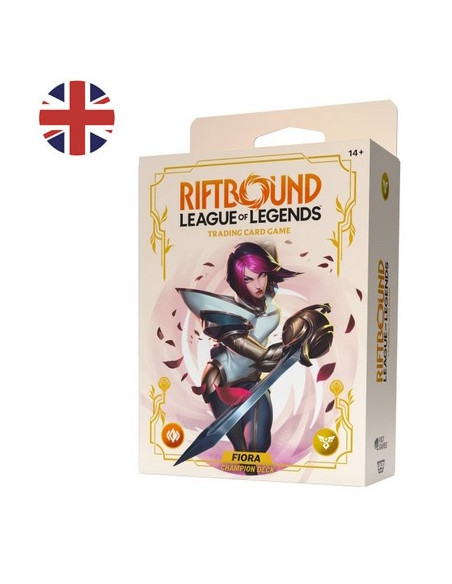 RESERVA Riftbound: League of Legends TCG - Spiritfored: Champion Deck Fiora (Inglés)  - Este producto es una RESERVA, y se servi