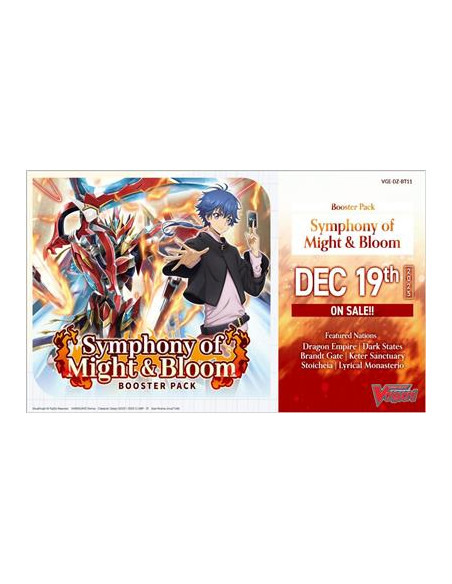 RESERVA Symphony of Might & Bloom DZ-BT11: Caja de Sobres (16)  - Este producto es una RESERVA, y se servirá en la fecha de sali
