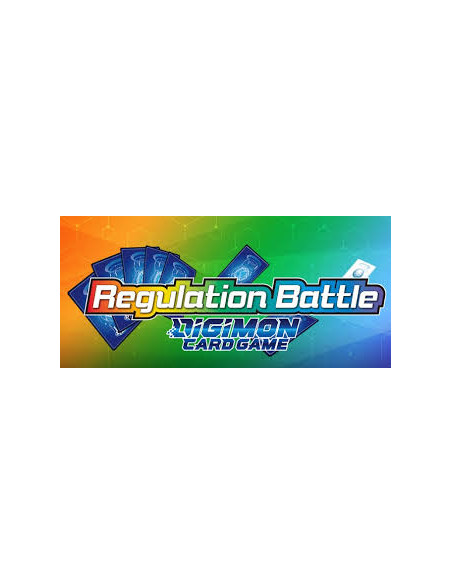 Digimon Regulation Battle Vol. 3 Sábado 4 de Octubre 11:15  - Solo se podrá jugar cartas del bloque 4 y 5  La entrada ha de comp