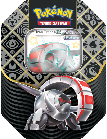 Paldean Fates Tin Iron Treads EX. (English)  - 