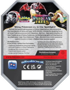 Paldean Fates Tin Charizard EX. (English)  -  2