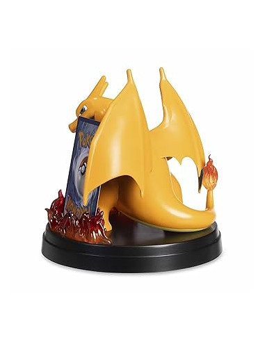 Figura Charizard Ex. Con Expositor De Carta.  - 