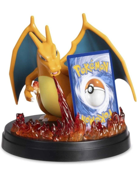 Figura Charizard Ex. Con Expositor De Carta.  - 