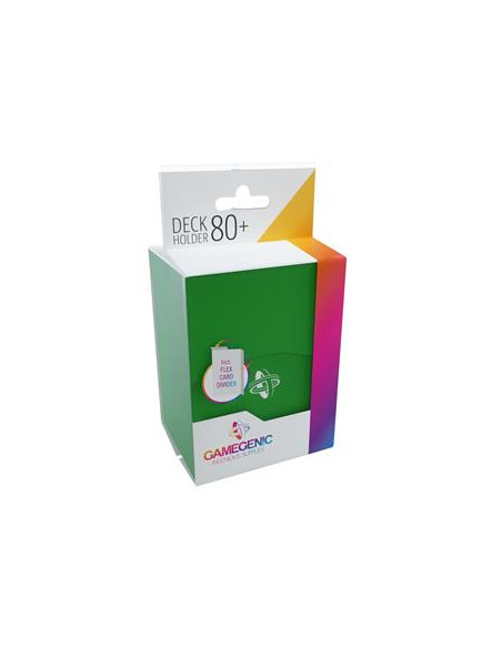 Deck Holder 80+ Green/Verde. Gamegenic  - Deck Holder 80+ Green/Verde. Gamegenic