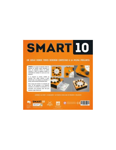 Smart 10. Juego de Mesa  - Smart10 es un juego de preguntas donde los jugadores no deberán esperar demasiado su turno. Las pregu