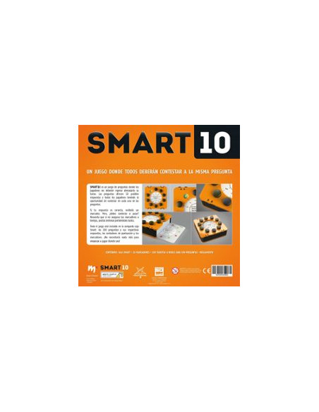 Smart 10. Juego de Mesa  - Smart10 es un juego de preguntas donde los jugadores no deberán esperar demasiado su turno. Las pregu
