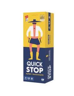 Quick Stop. Juego de Mesa  - 240 situaciones divertidas &amp; delirantes  Reparte 5 cartas de letra a cada jugador/a y revela un