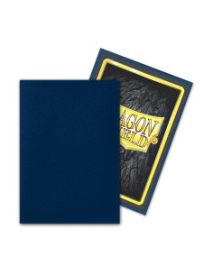 Fundas Dragon Shield Tamaño Japonés (59x86mm) - Azul Medianoche / Midnight Blue Mate (60)  - Fundas Tamaño Yu-Gi-Oh! y Vanguard! 2