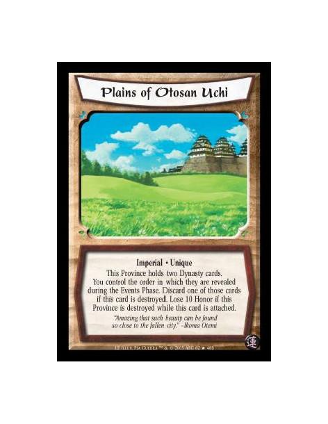 Plains of Otosan Uchi (Español)  - Imperial · Unique. This Province holds two Dynasty cards. You control the order in which they