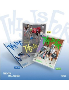 TWICE - [THIS IS FOR] 4th Album  - TWICE - [THIS IS FOR] 4th Album Versiones: THIS (Letras Azules), Is (Letras Amarillas) y FOR 