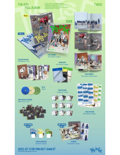TWICE - [THIS IS FOR] 4th Album  - TWICE - [THIS IS FOR] 4th Album Versiones: THIS (Letras Azules), Is (Letras Amarillas) y FOR  2