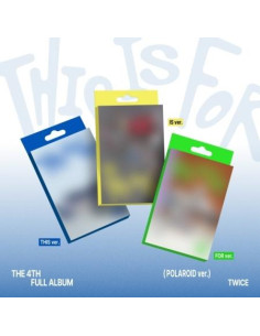 TWICE - [THIS IS FOR] 4th Album POLAROID  - TWICE - [THIS IS FOR] 4th Album POLAROIDVersiones: THIS (Letras Azules), Is (Letras 